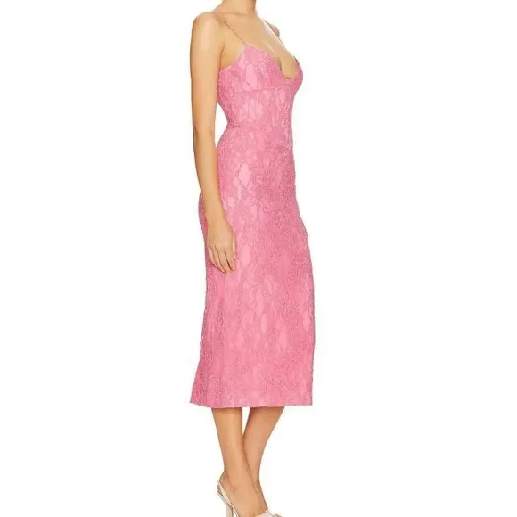 Hadley Midi Lace Dress - Picture 2 of 12